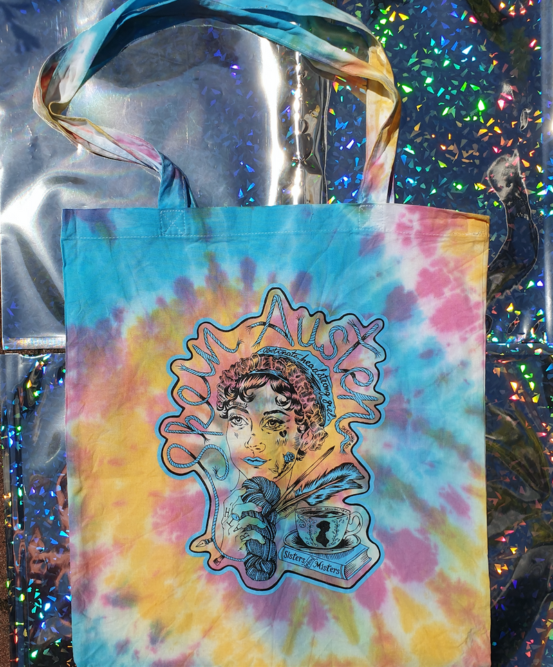 Elizabeth Bennet Tie Dye Tote Bag